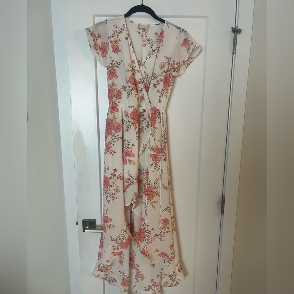 White Floral Dress